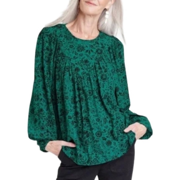 Knox Rose Tops - Knox Rose Women's Tops Knox
Rose Bishop Long Sleeve
Blouse